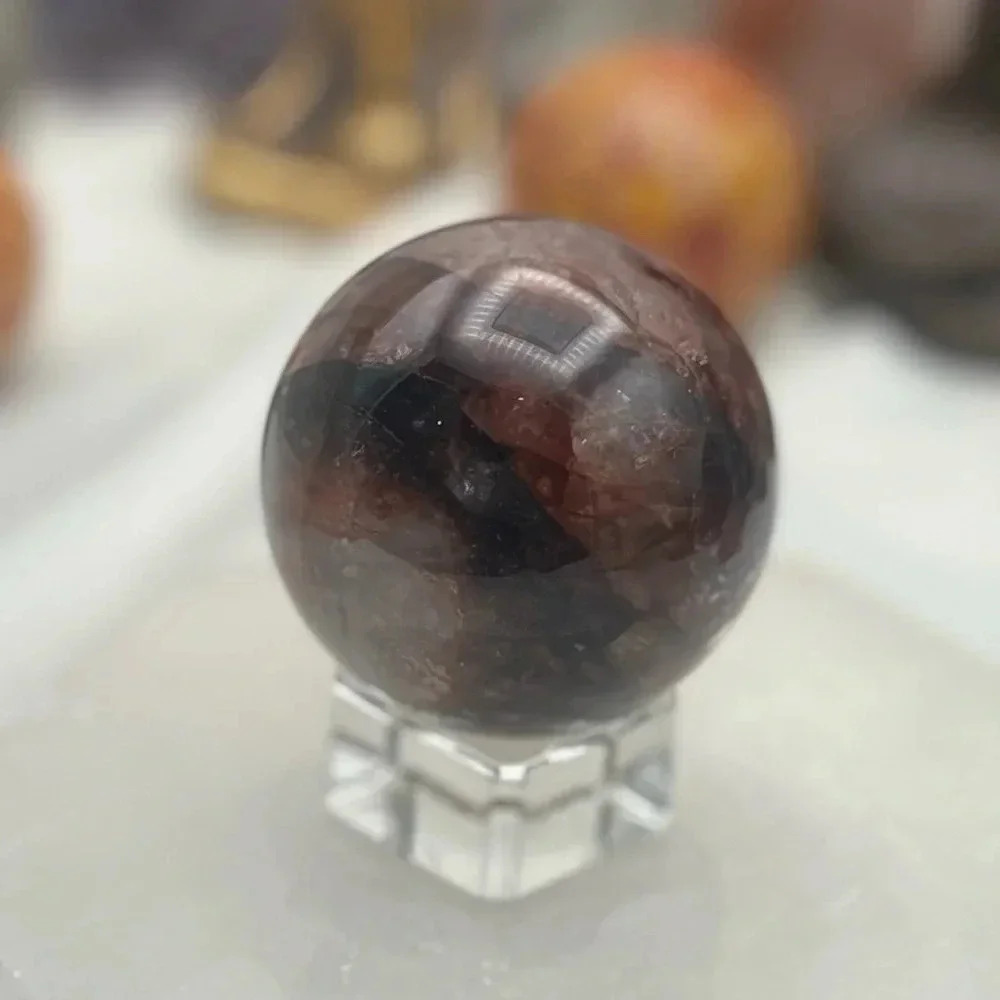 🔥🔥 HQ Fire Quartz Sphere: Ignite Passion and Clarity C - Picture 6 of 6